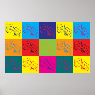 Theater Pop Art Poster
