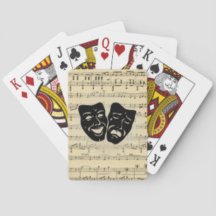 Theatre and Music Playing Cards