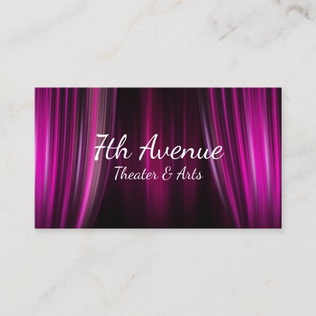 Theatre & Arts Business Card (Front)
