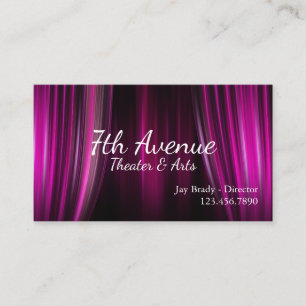 Theatre & Arts Business Card
