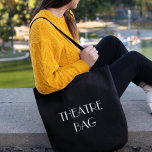 Theatre Bag Black Tote<br><div class="desc">Theatre Bag Black Tote Bag</div>