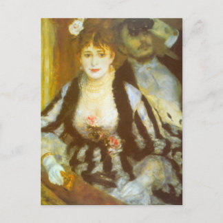 Theatre Box by Pierre Renoir, Vintage Fine Art Postcard