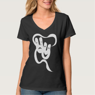 Theatre Comedy Tragedy Hanes Nano V-Neck T-Shirt. T-Shirt