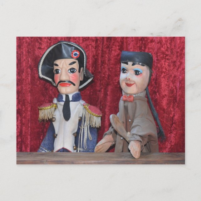 Théâtre de Guignol Lyon Postcard (Front)