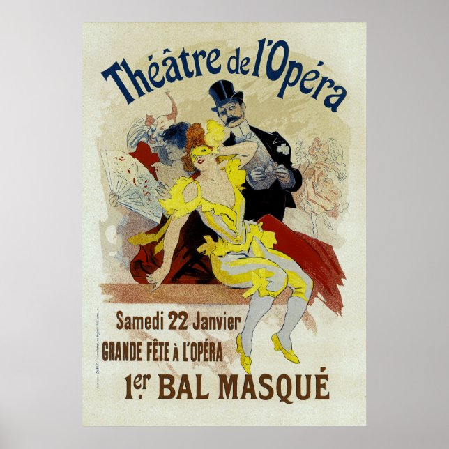 Theatre de l'Opera ~ 1er Bal Masque Poster (Front)