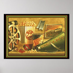 Theatre Decor Poster  13 x 19