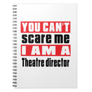 Theatre director scare designs notebook