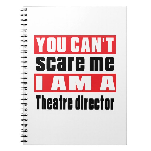 Theatre director scare designs notebook (Front)