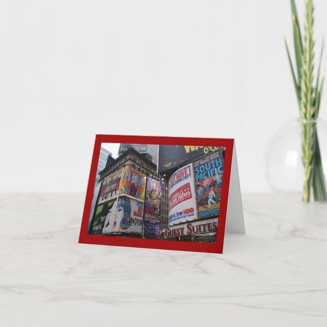 Theatre District - Times Square Card (Front)