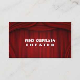 Theatre Entertainment Performer Comedian Magician Business Card