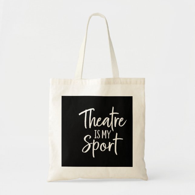 Theatre Gifts for Actors Musical Theatre is my Spo Tote Bag (Front)