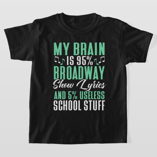 Theatre Girl Theatre Actress Acting For Women MP T-Shirt (Laydown)