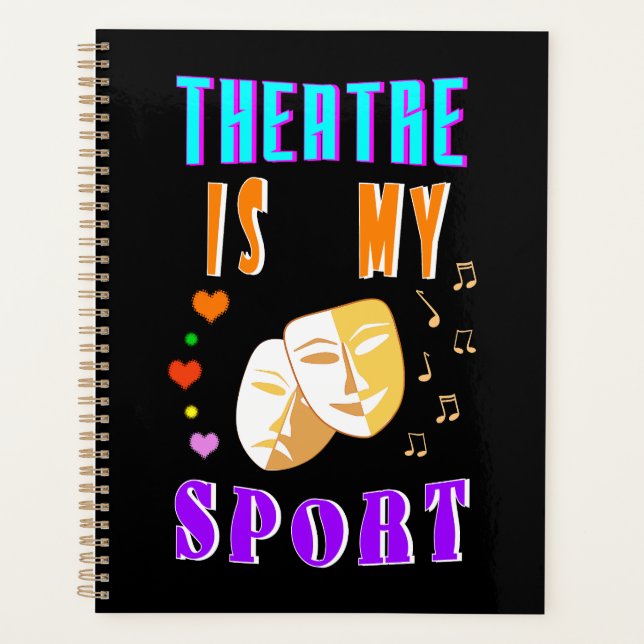 Theatre Is My Sport Actor Drama Planner (Front)