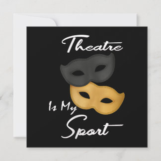 Theatre Is My Sport | Theatre Lover Gift Holiday Card