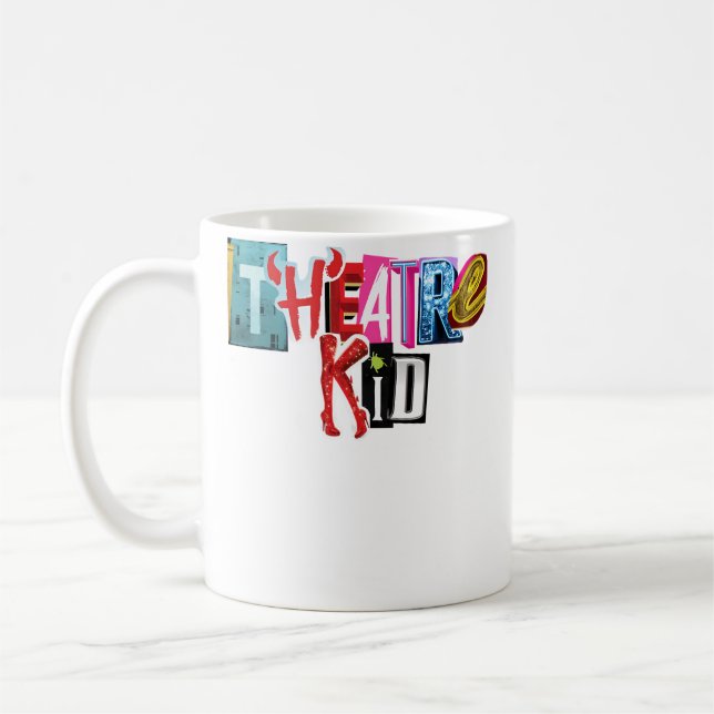 Theatre Kid Collage Coffee Mug (Left)