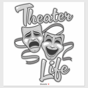 Theatre Life Comedy and Tragedy Masks