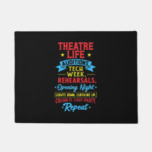 Theatre Life For Actor Doormat