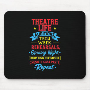 Theatre Life For Actor Mouse Mat