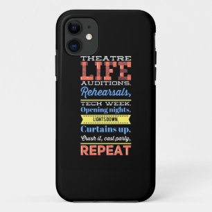 Theatre Life Repeat iPhone 11 Case