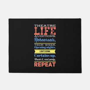 Theatre Life Repeat Doormat