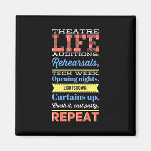 Theatre Life Repeat Magnet