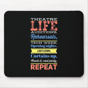 Theatre Life Repeat Mouse Mat