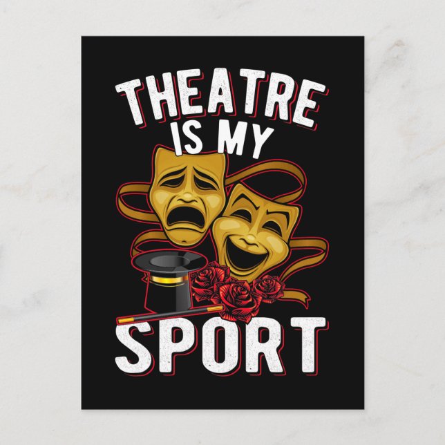 Theatre Love Drama Theatre Actors Postcard (Front)
