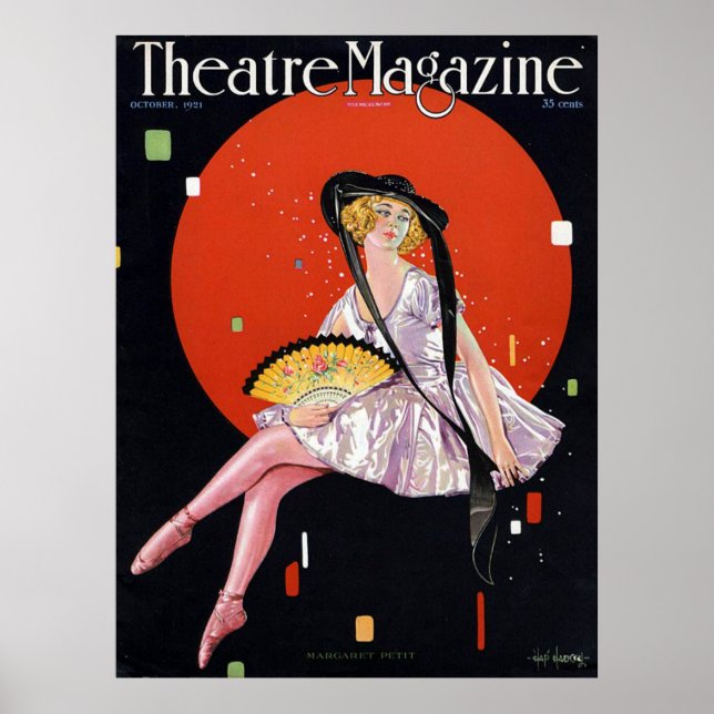 Theatre Magazine October 1921 Poster (Front)