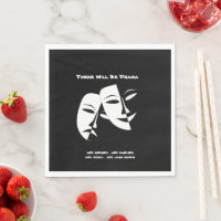 Theatre Mask Comedy Tragedy Black White Drama 