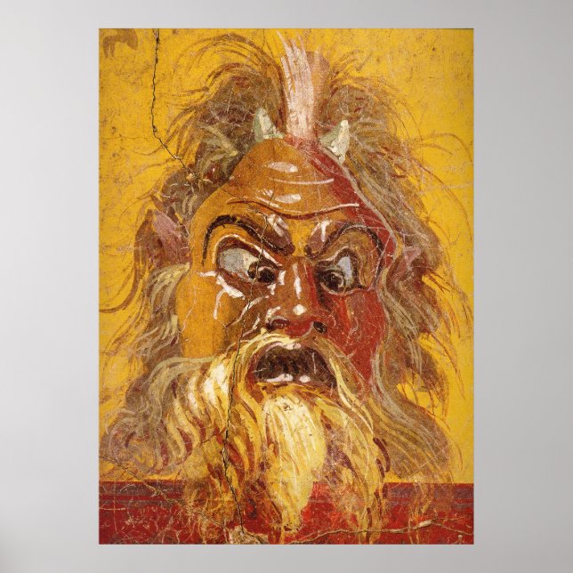 Theatre Mask Poster (Front)