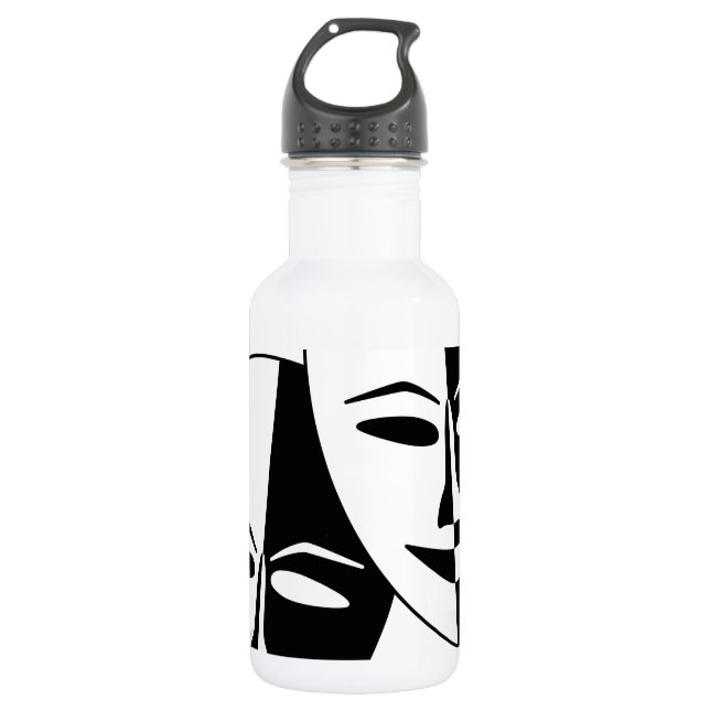 Theatre Masks 532 Ml Water Bottle (Front)