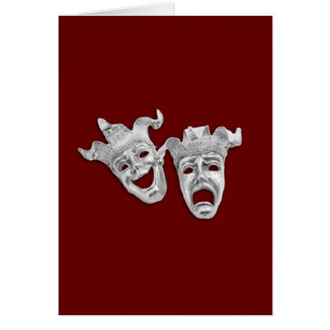 Theatre Masks Comedy and Tragedy (Front)