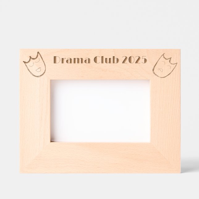 Theatre Masks frame (with space for signatures) (Front)