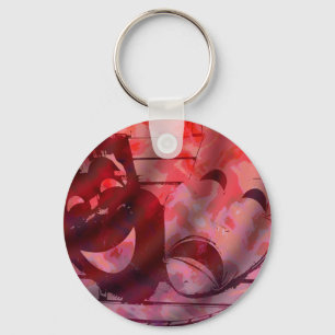 Theatre Masks Key Ring
