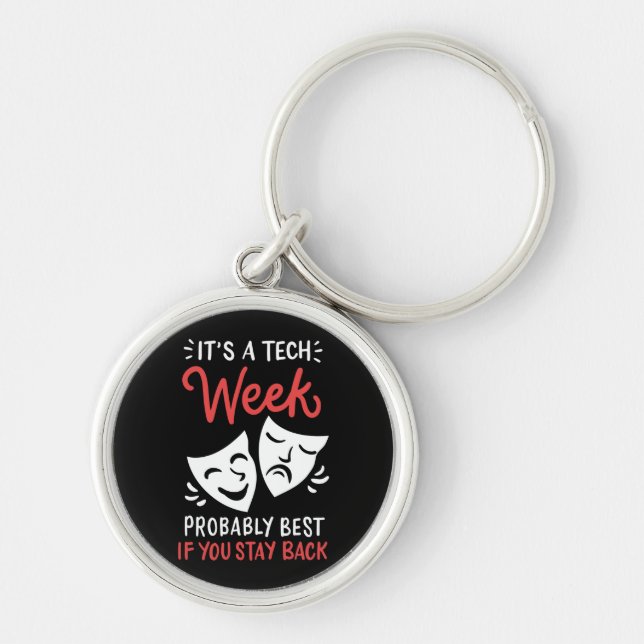 Theatre Masks Key Ring (Front)