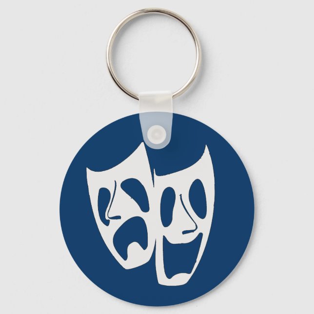 Theatre Masks Keychain (Front)