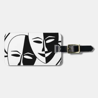 Theatre Masks Luggage Tag