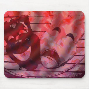 Theatre Masks Mouse Mat