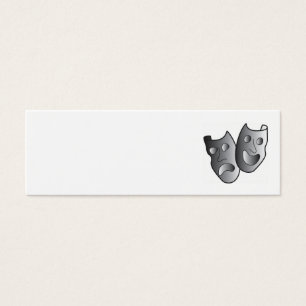Theatre masks profile cards