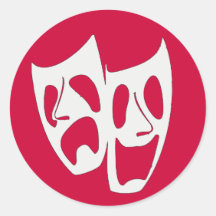 Theatre Masks Stickers