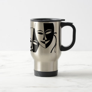 Theatre Masks Travel Mug