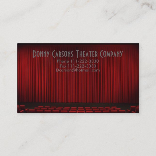 Theatre_Movie_Curtains_Stock_by_PyronixcoreStoc... Business Card (Front)