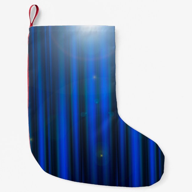 Theatre movie theater curtain strip small christmas stocking (Front)