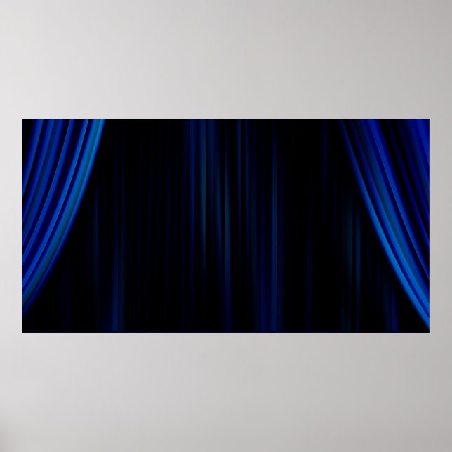 Theatre movie theatre curtain strip poster (Front)