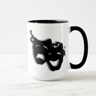 Theatre Mugs Comedy Tragedy Masks