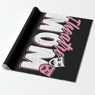 Theatre Mum   Acting Lovers Wrapping Paper