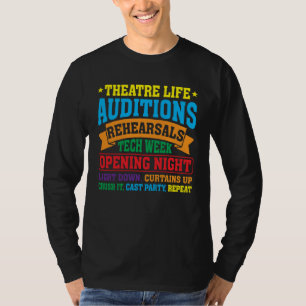 Theatre Nerd Actor  Musical Theater Thespian T-Shirt