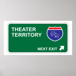 Theatre Next Exit Poster