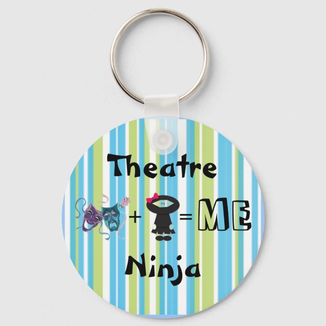 Theatre Ninja 1 Key Ring (Front)
