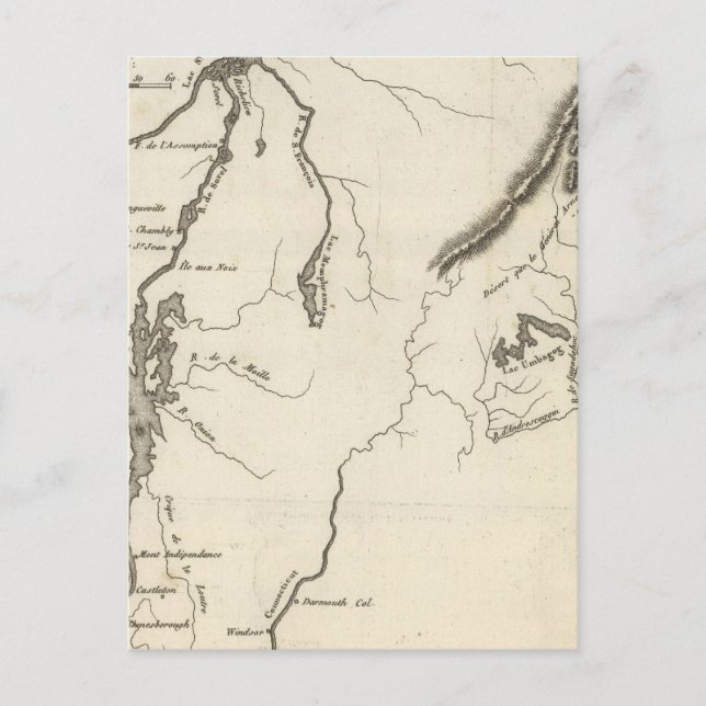 Theatre of Army operations in North Postcard (Front)